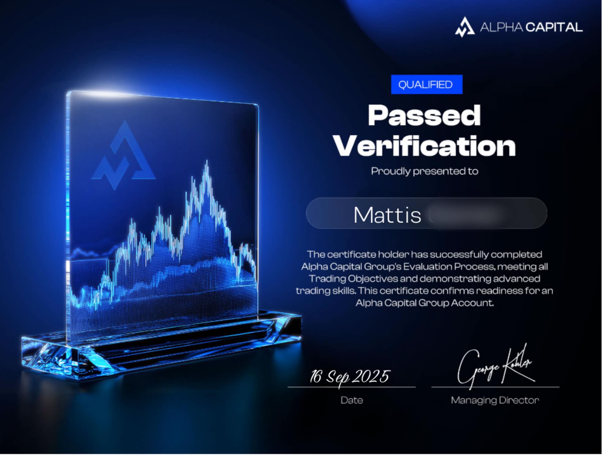 Alpha Capital Verification