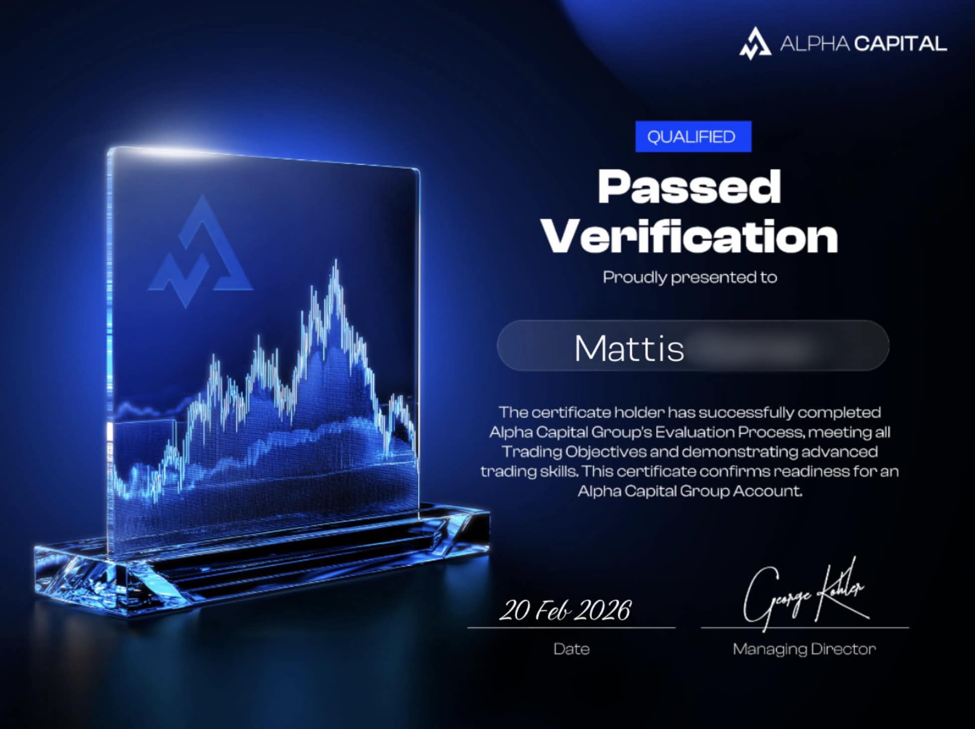Alpha Capital Verification